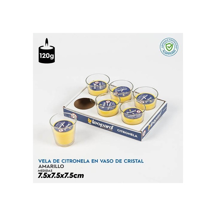 Vela Citronela Antimosquitos