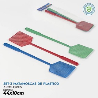 Set 3 Matamoscas Plastico