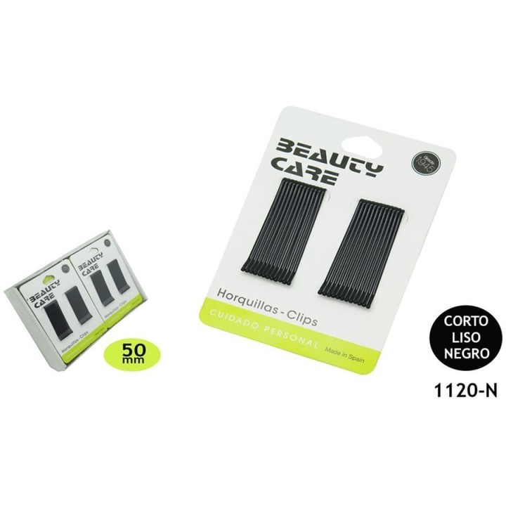 Horquillas Clips 5cm Corto Liso Rubia