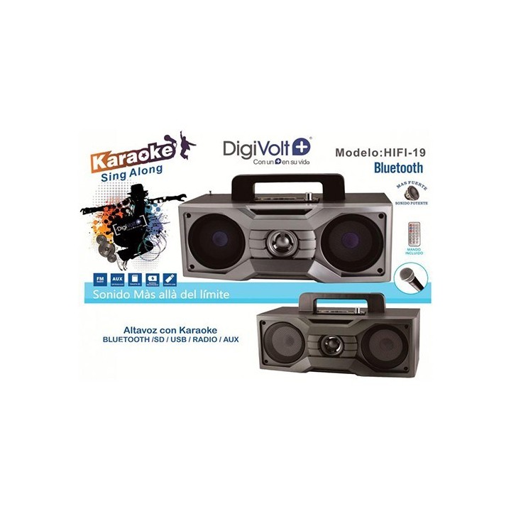 ALTAVOZ KARAOKE   BLUETOOTH DIGIVOL