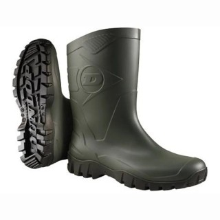 Bota Dunlop Verde Media Caña