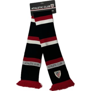 Bufanda Oficial Tricotada Negra Escudo/Leon