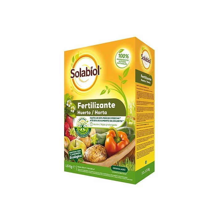 Fertilizante Huerto Ecologico Solabiol 1.5Kg