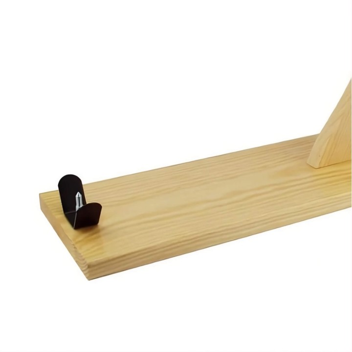 Jamonero Columna Curbada de Madera