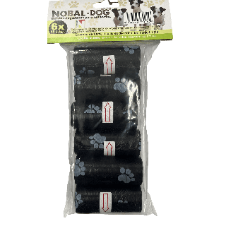 Bolsitas para Mascotas 6x15uni - Pack 90 Bolsas Resistentes