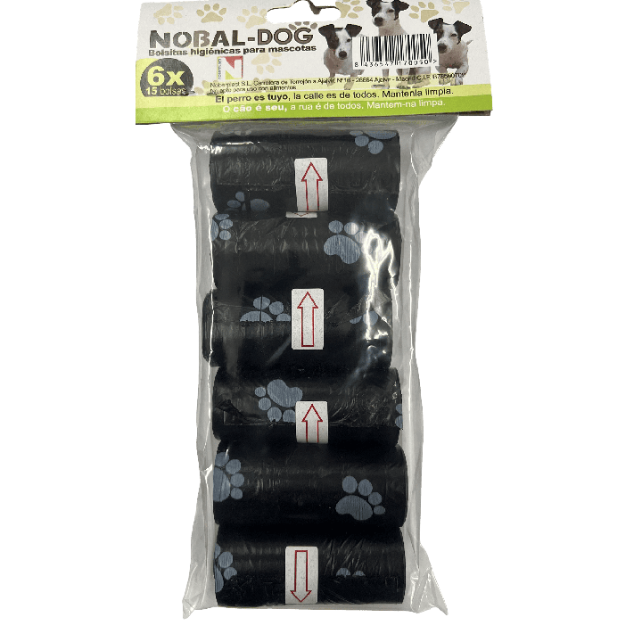 Bolsitas para Mascotas 6x15uni - Pack 90 Bolsas Resistentes