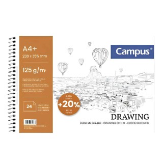 Bloc de Dibujo 125g/m2 230x325mm A4 24h Sin Margen - Papel de Calidad