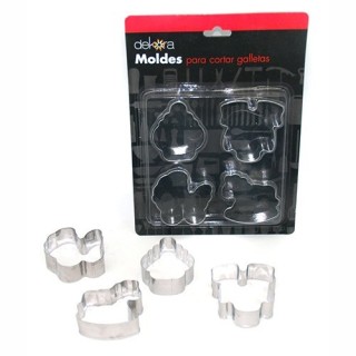 Moldes Para Cortar Galletas 4 unidades