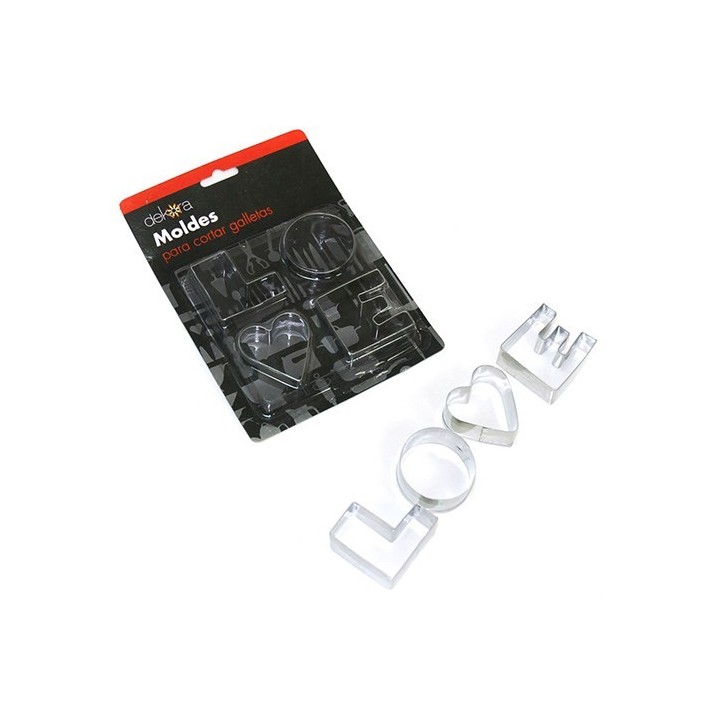 Moldes Para Cortar Galletas LOVE