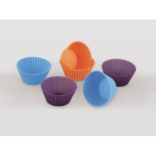 Moldes Madalenas  Silicona 6u.