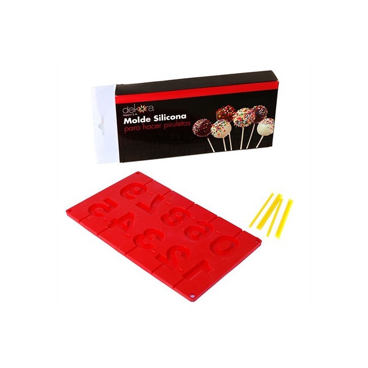 Moldes Numeros Piruletas