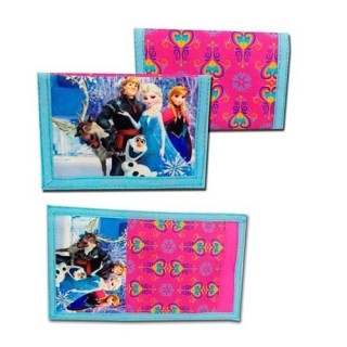 Billetera con Velcro Frozen