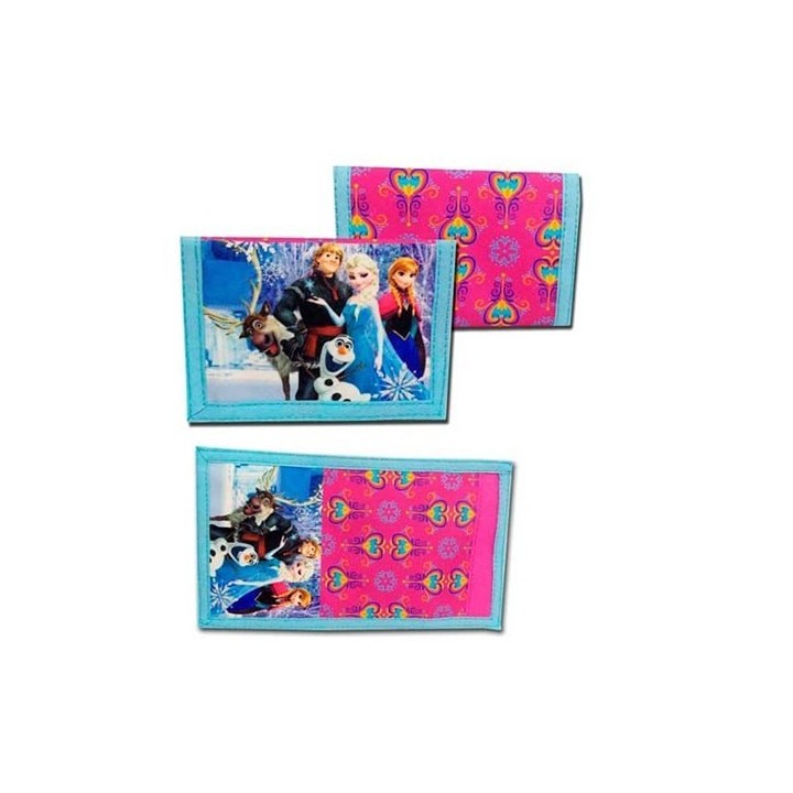 Billetera con Velcro Frozen