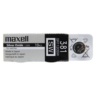 Pila Boton 381 Maxell Oxido Plata