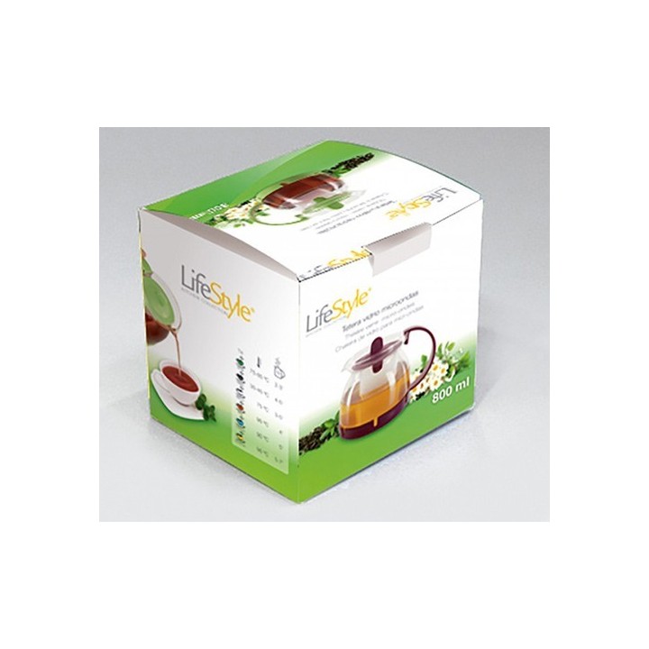 Tetera Vidrio Microondas 800ml