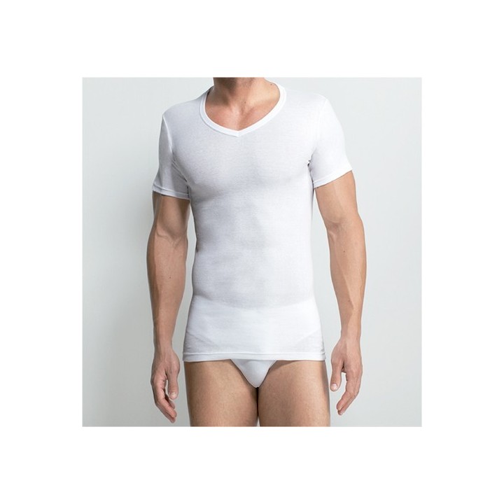 Camiseta Caballero M/C Cuello Pico