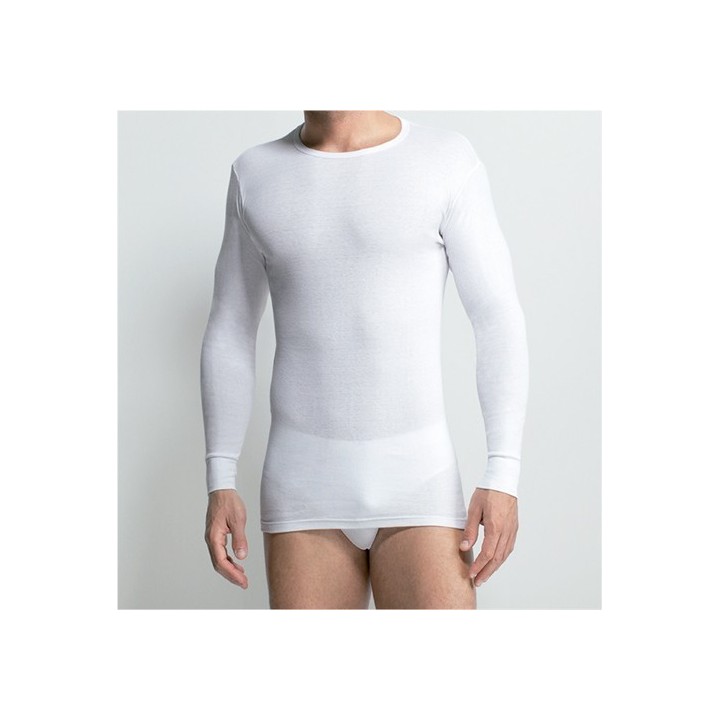 Camiseta Caballero M/L Cuello Redondo