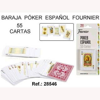 Baraja Poker Española 55 cartas Fournier