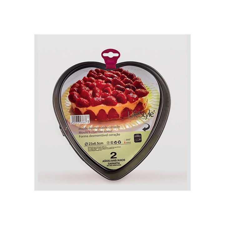 Molde desmontable corazon Ø23x6.5cm LifeStyle