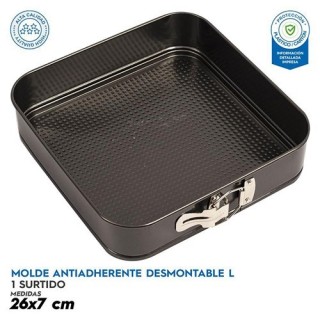 Molde Desmontable Antiadherente 26x7cm