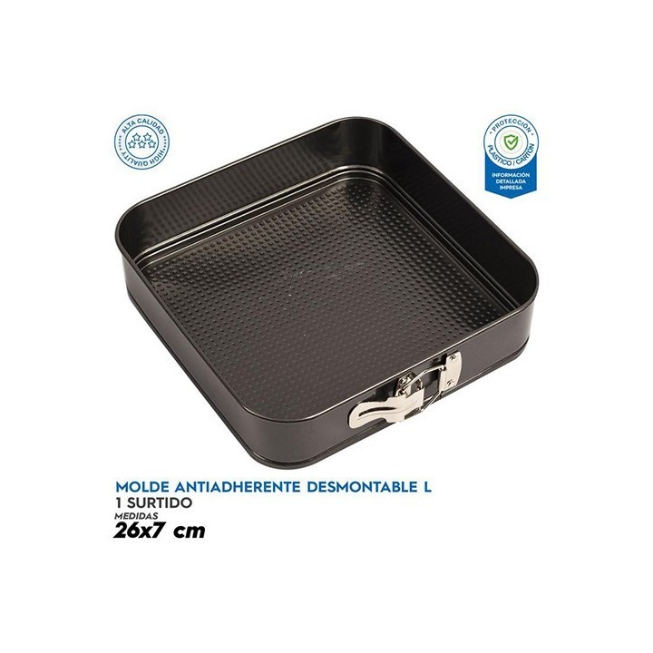 Molde Desmontable Antiadherente 26x7cm