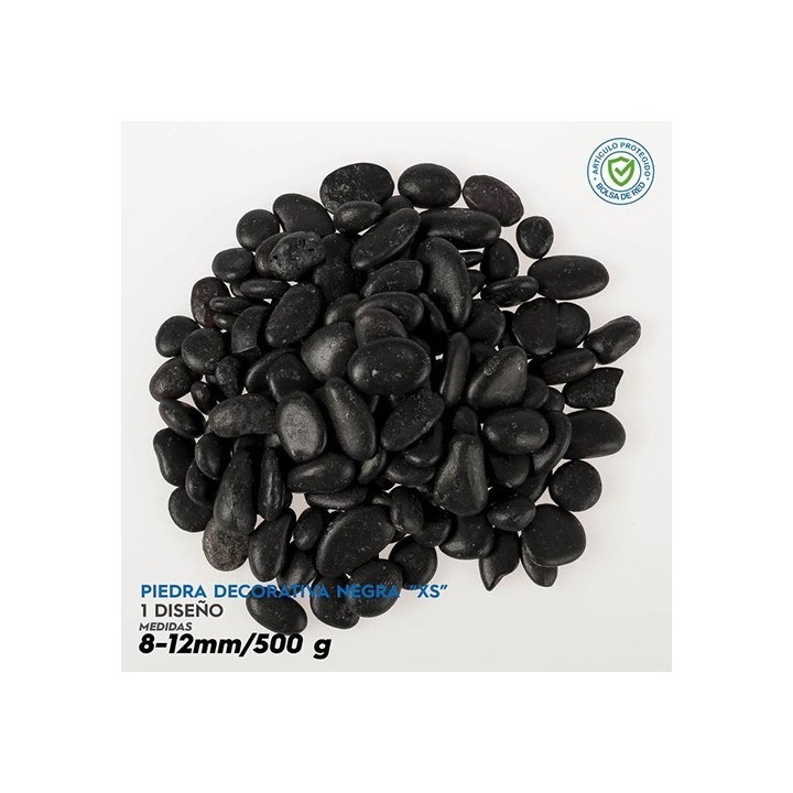 Piedra Decorativa Negra XS