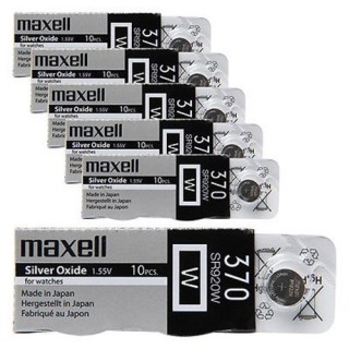 Pila boton 370 Maxell Silver Oxide