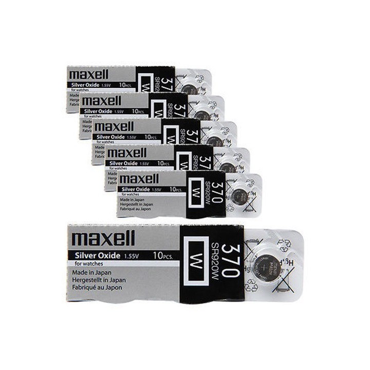 Pila boton 370 Maxell Silver Oxide