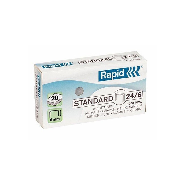 Grapas Rapid 24/6 1000un.