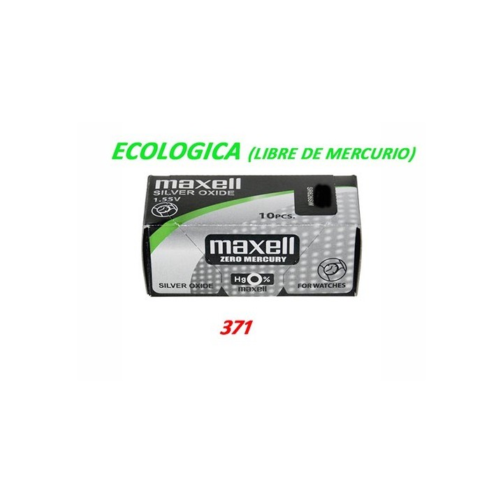 Pila Boton 371 Maxell