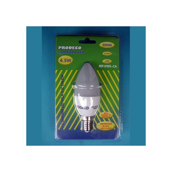 Bombilla Vela Led 6w E14