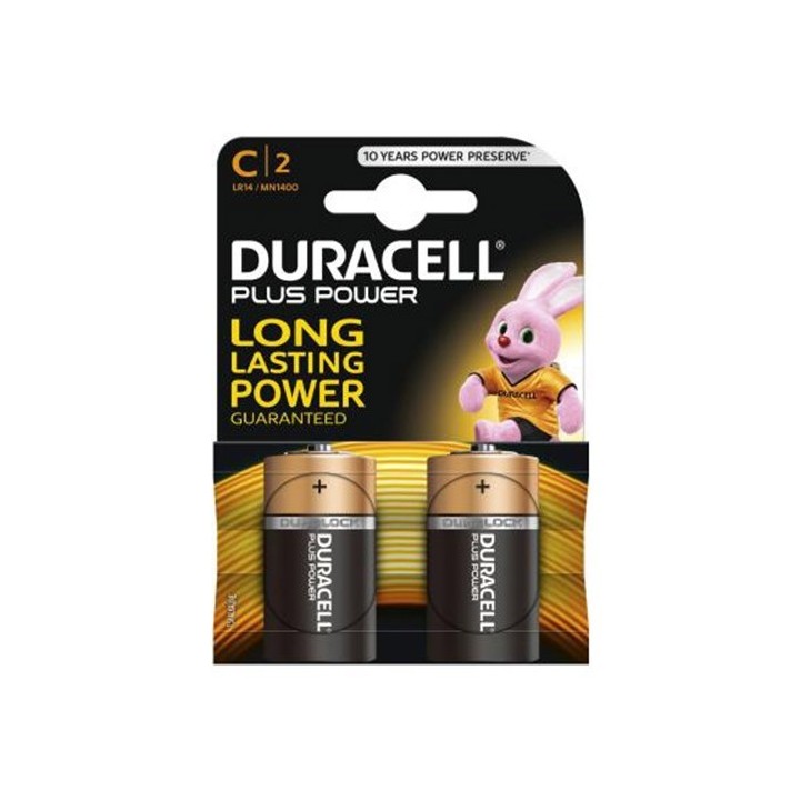 Blister 2 Pilas Alkalinas Duracell LR14