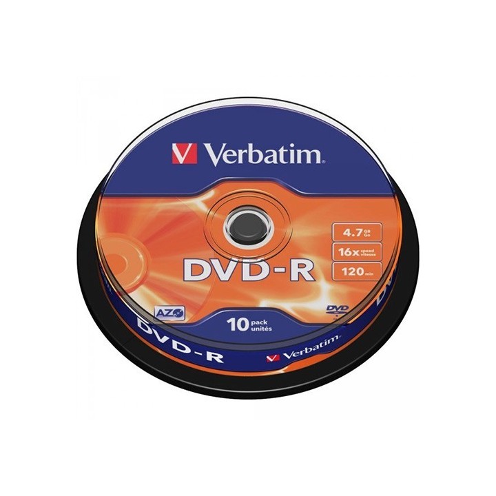 DVD-R Vervatim Tarrina 10u.