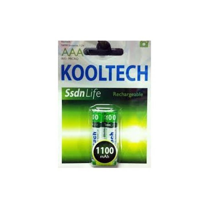 Pilas Recargable Kooltech AAA 1100mAh 2 unid.