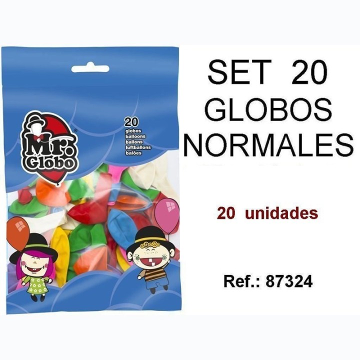 Globos Redondos 20u. Mr.globo