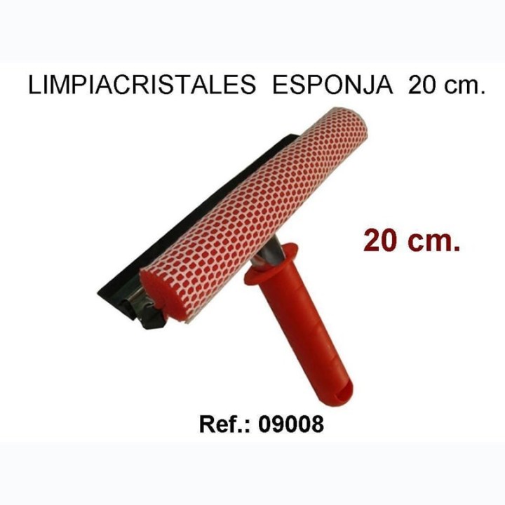 Limpiacristales Mango y Esponja 20cm