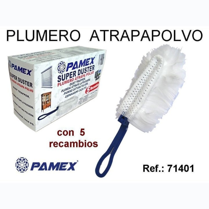 Plumero Atrapa Polvo   5 Recambios
