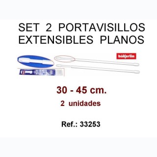 Portavisillos Extensible plano 30-45cm