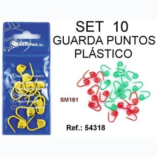 Guarda Punto de Plastico 10u