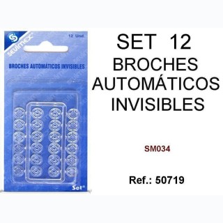 Broches Invisibles 12u