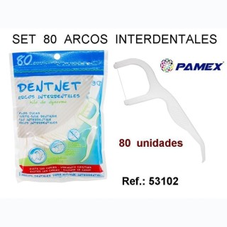 Arcos Interdentales 80 piezas