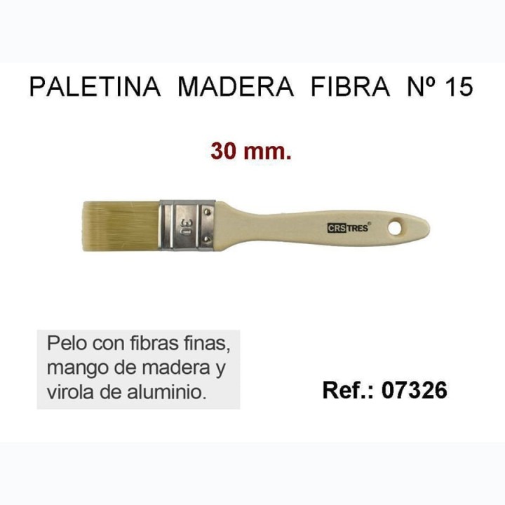 Brocha Fibra n15 - 30mm