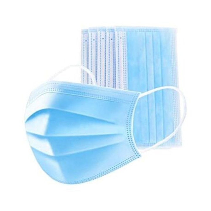 Pak 10 pcs Mascarilla Higienica No Reutilizable 3 capas