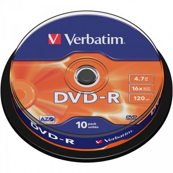 DVD-R Vervatim Tarrina 10u.