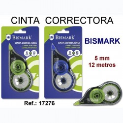 Cinta Correctora 5mmx12m Bismark Cinta Correctora 5mmx12m Bismark
