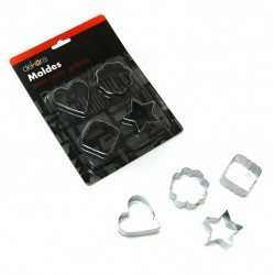 Moldes Para Cortar Galletas 4 unidades Moldes Para Cortar Galletas 4 unidades