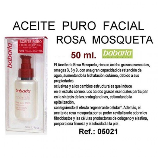 Aceite puro Facial Rosa Mosqueta 50ml
