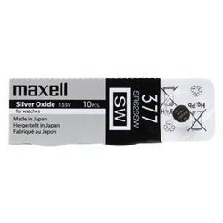 Pila boton 377 Maxell Oxido Plata Pila boton 377 Maxell Oxido Plata