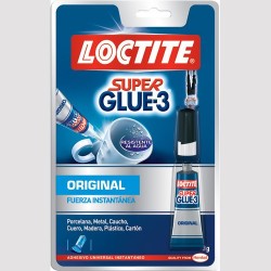 Loctite Super Glue-3 original 3g. Loctite Super Glue-3 original 3g.