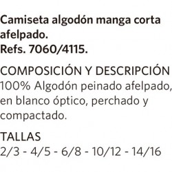 Camiseta Ni&ntildeo Felpa M/C